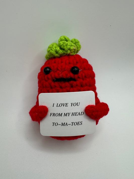 Handmade positive emotional support Tomato Gift