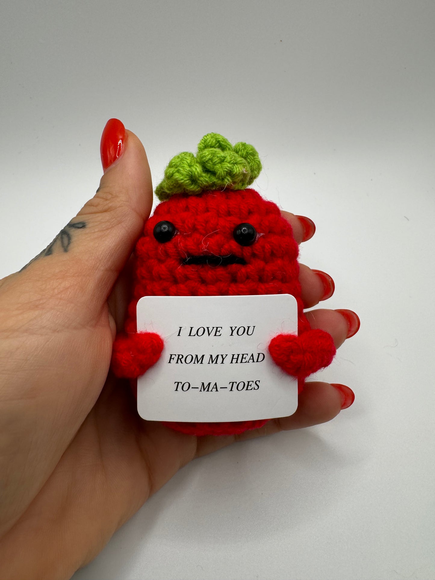 Handmade positive emotional support Tomato Gift